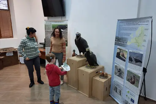 At the Winter Festival "Shabla and the Birds"