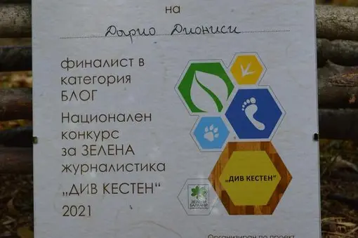 Each of the three finalists in Blog category received a certificate