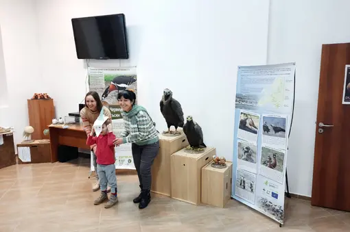 At the Winter Festival "Shabla and the Birds"